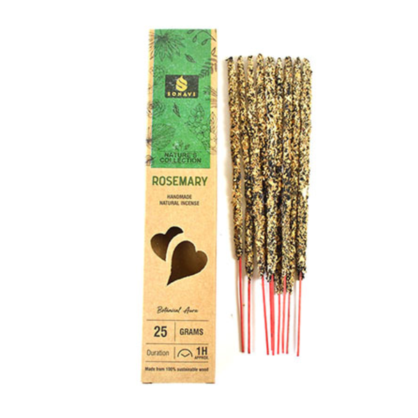 Sonavi Rosemary incense sticks and packaging