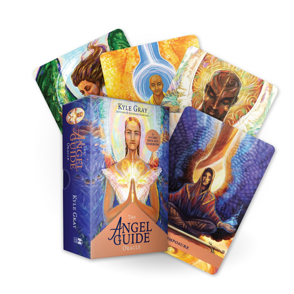 The Angel Guide Oracle deck box and cards