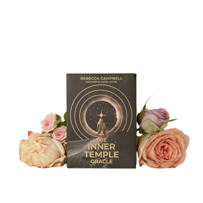 The Inner Temple Oracle deck box with roses