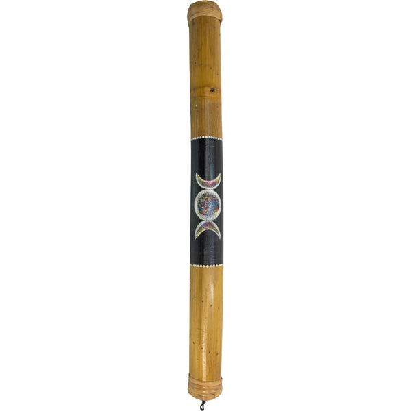 Hand-painted rainstick for meditation and ritual sound