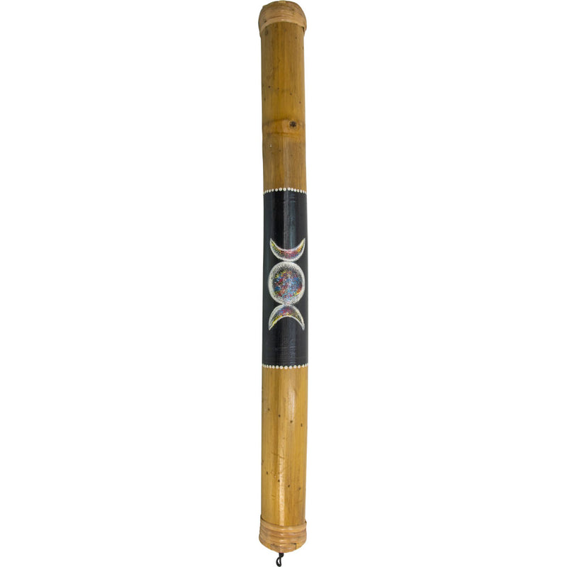 Hand-painted rainstick for meditation and ritual sound