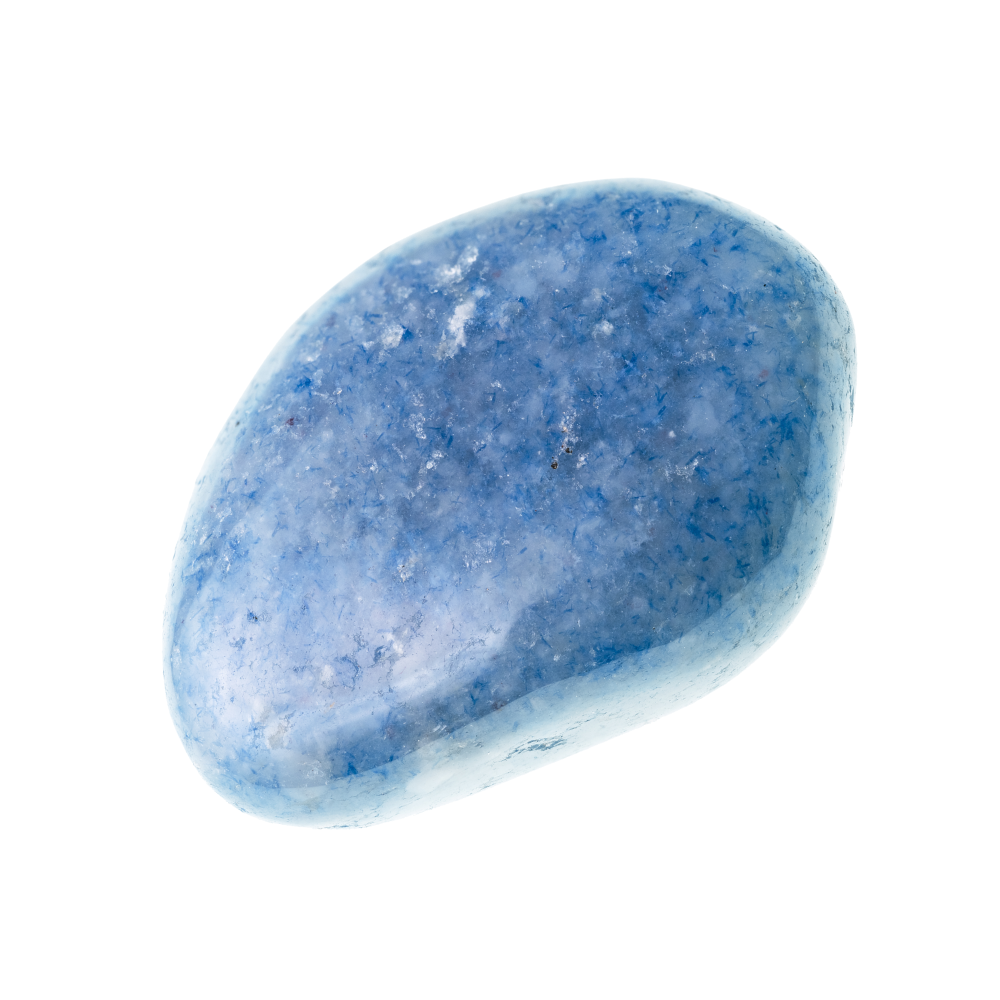 • Blue Aventurine tumbled stone polished blue crystal