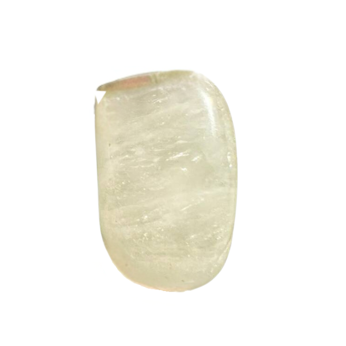 Sulfur Quartz tumbled stone yellow crystal