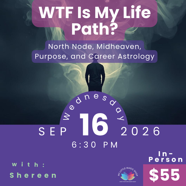 WTF Is My Life Path? September 16 event flyer.