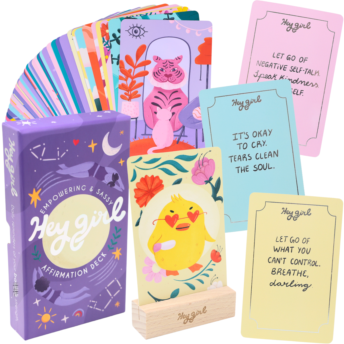 Hey Girl 60 Sassy Affirmation Cards for Empowering Women