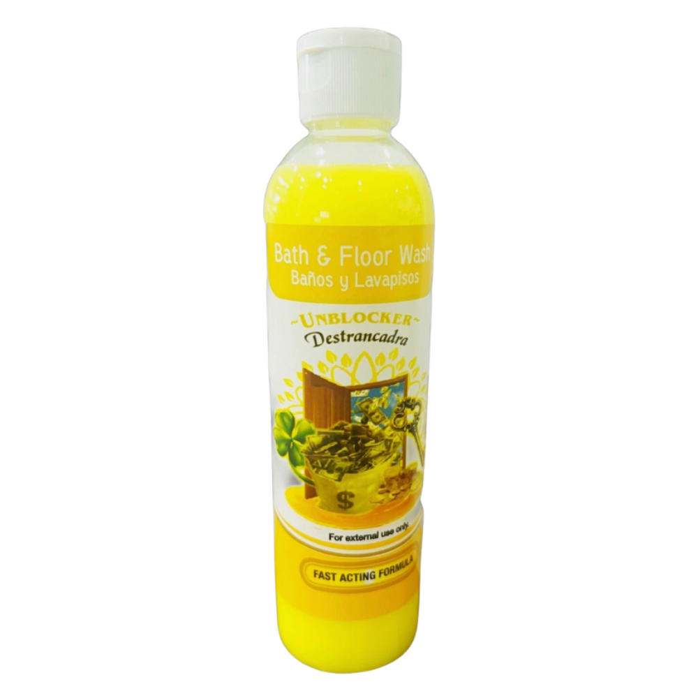 Unblocker bath and floor wash for energy clearing