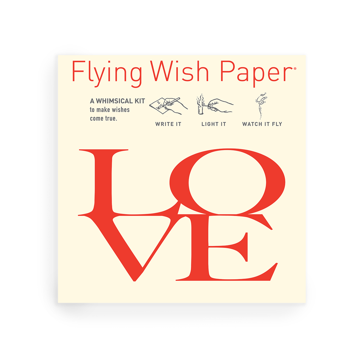 Love Letters Flying Wish Paper Mini Kit