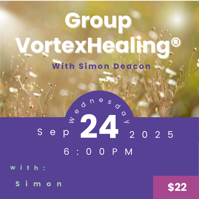 promotional flyer for group votexhealing by simon