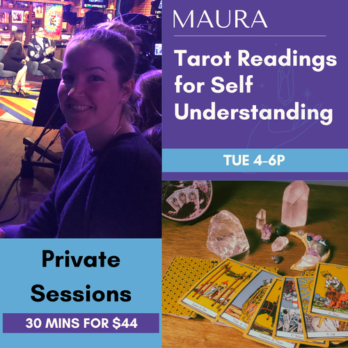 Tarot readings with Maura, in-person at My Little Magic Shop