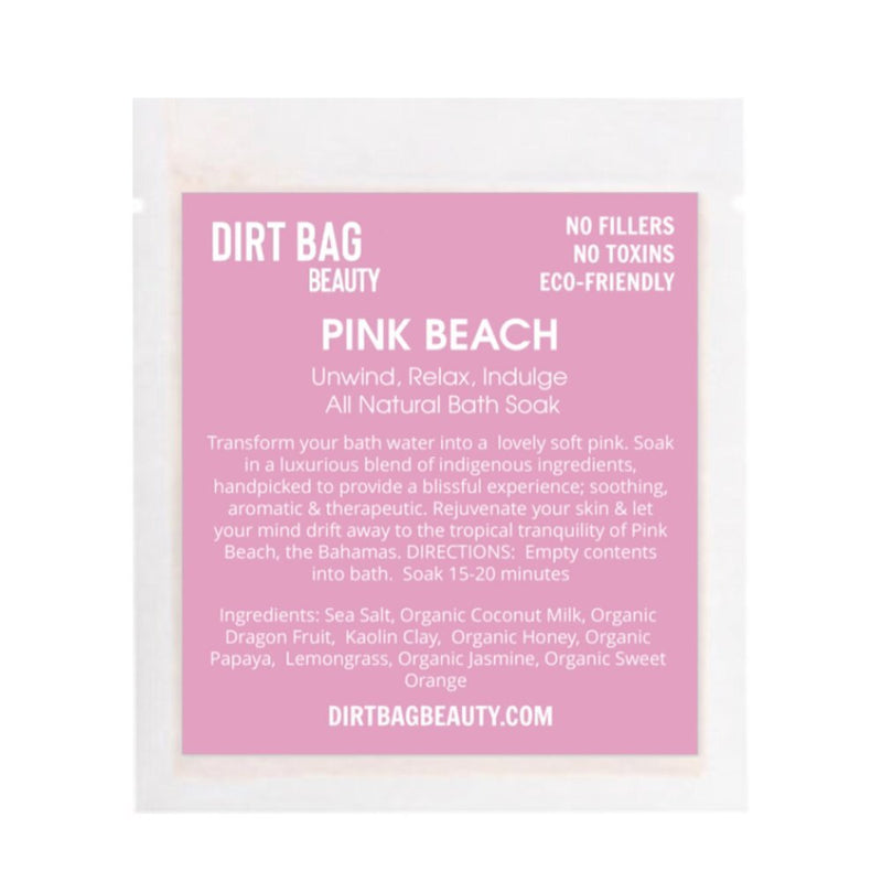 Dirt Bag Pink Beach Bath Soak | My Little Magic Shop