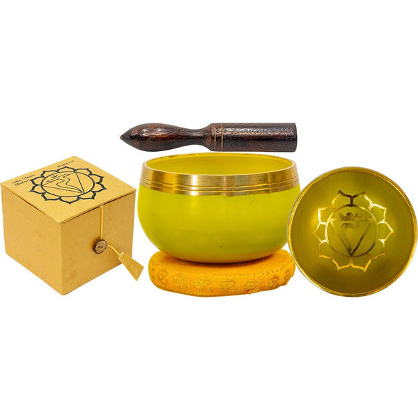 Mini Chakra Singing Bowl Yellow - Solar Plexus | My Little Magic Shop