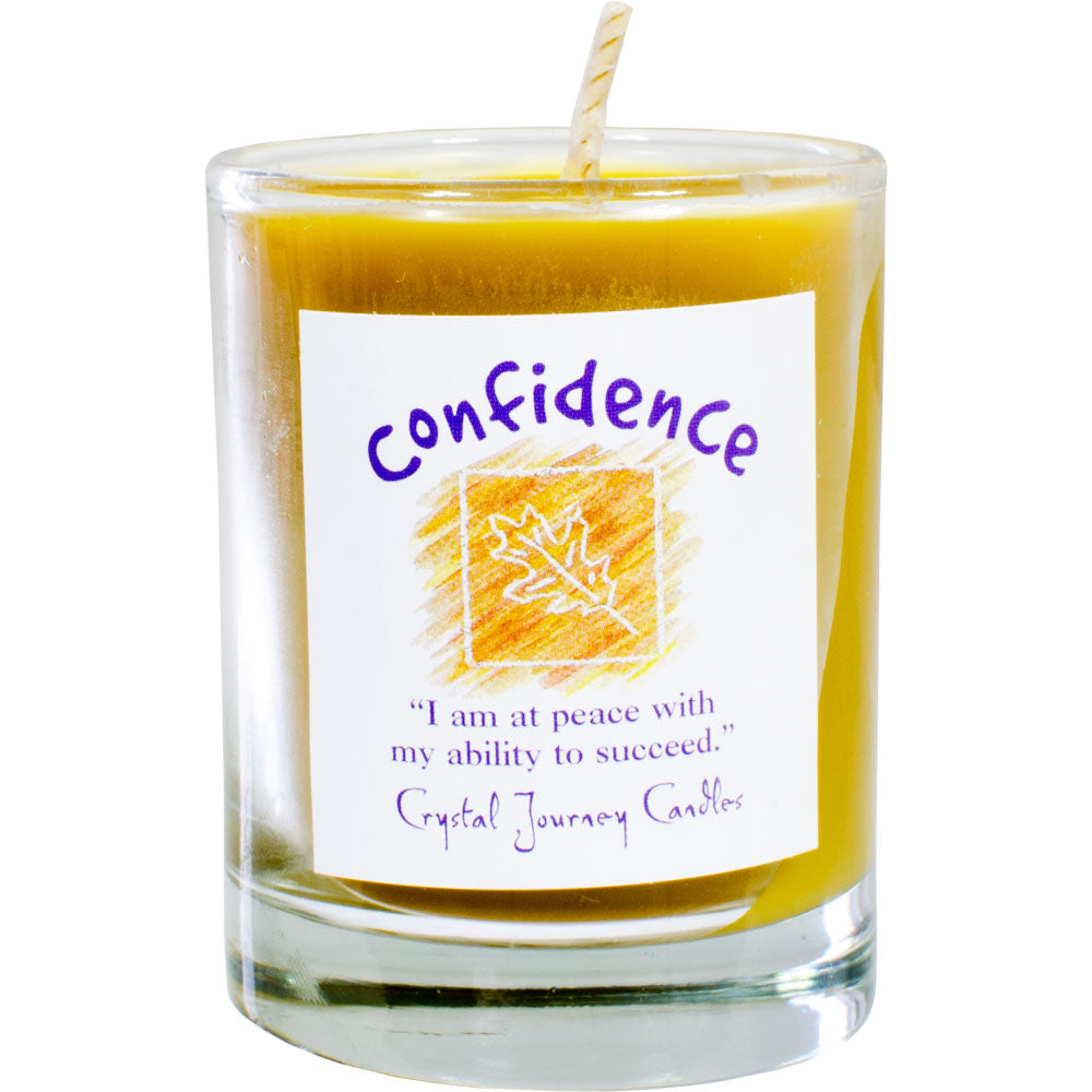 Confidence Soy Herbal Filled Votive Candle | My Little Magic Shop