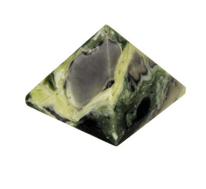 Serpentine Gemstone Pyramid | My Little Magic Shop