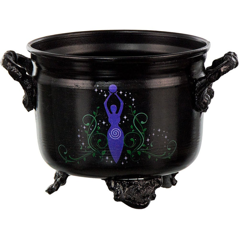 Goddess Metal Cauldron | My Little Magic Shop