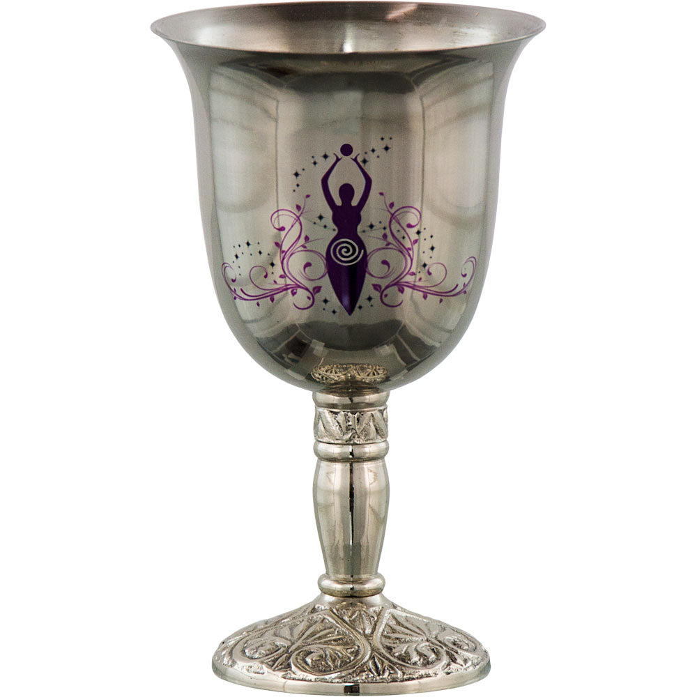 Chalice Stainless Steel with Print Moon Goddess