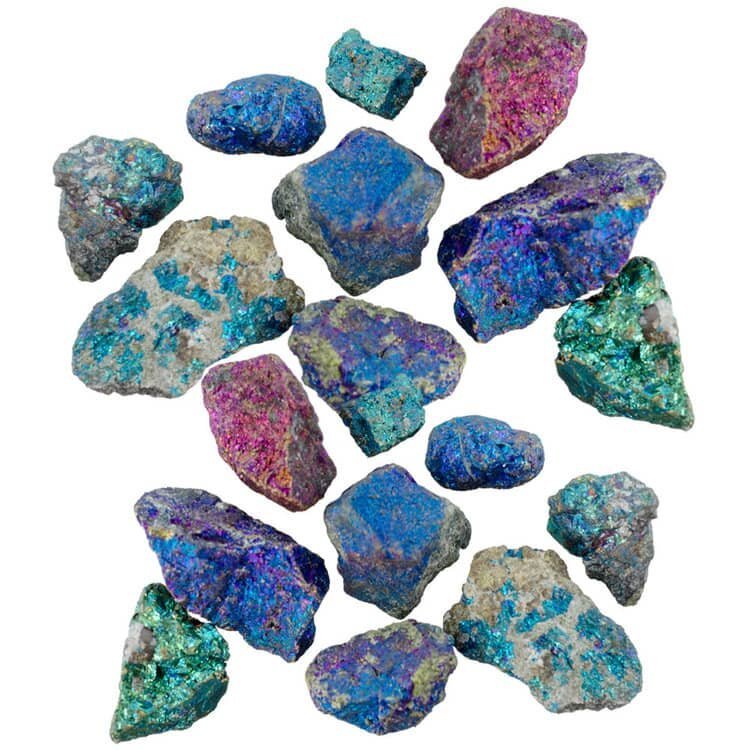 Peacock Ore Crystal Rough Bornite Nugget Gemstone Rainbow Rock Mineral Healing Stones | My Little Magic Shop