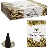 Green Tree White Sage Californian Incense Cones | My Little Magic Shop
