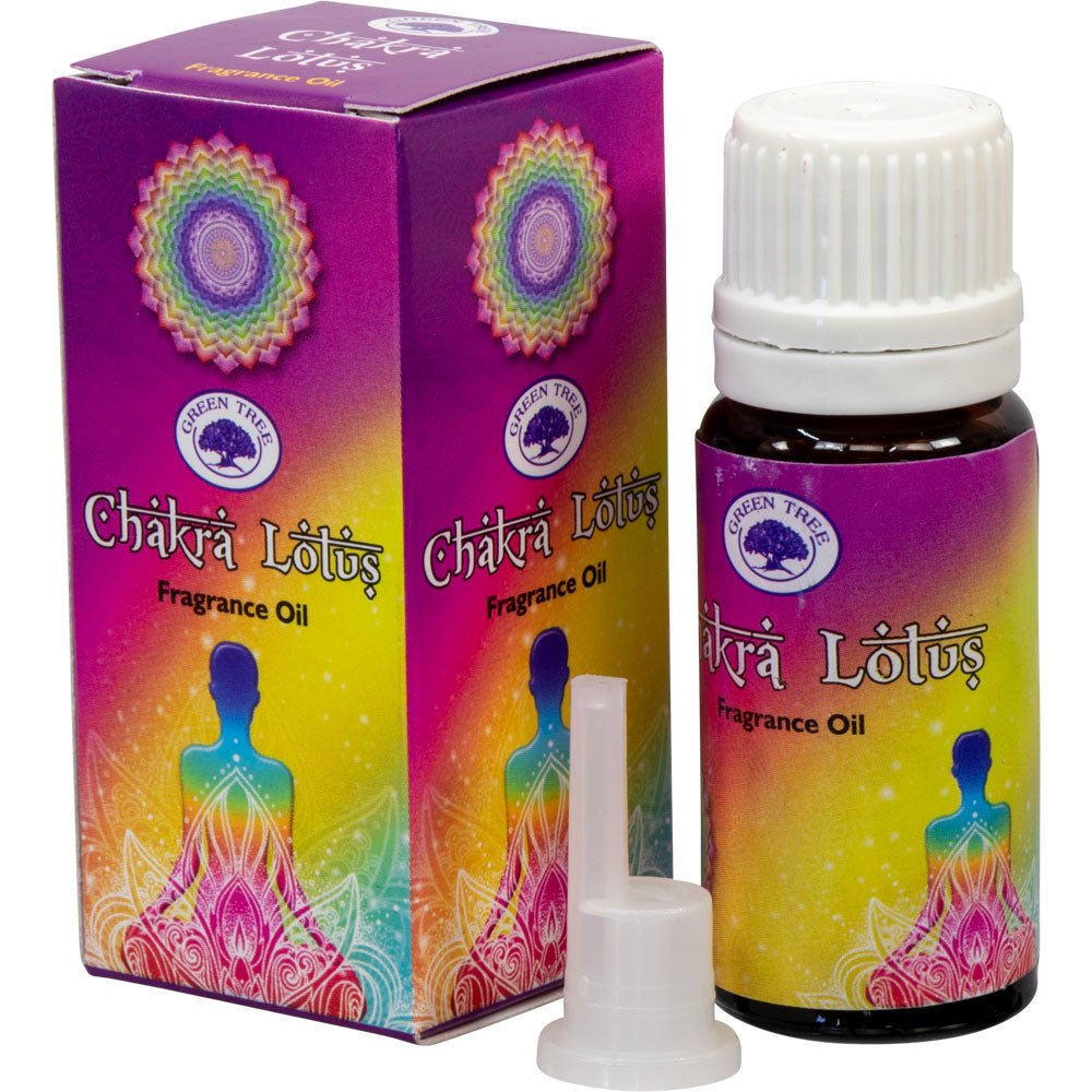 Green Tree Chakra Lotus Floral Scent Fragrance Oil | My Little Magic Shop