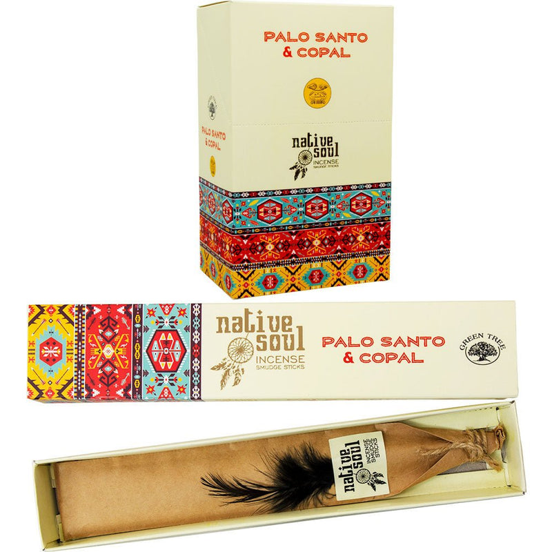 Green Tree Native Soul Palo Santo & Copal Incense Sticks | My Little Magic Shop