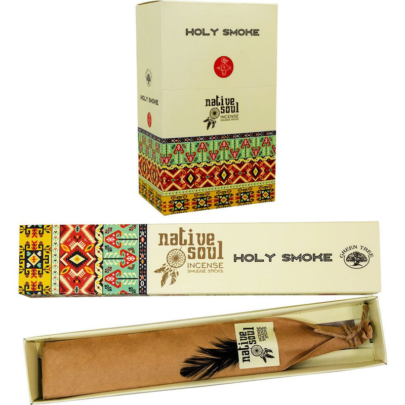 Green Tree Holy Smoke Natural Incense Sticks with Fragrance | My Little Magic Shop