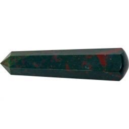 Bloodstone Faceted Massage Wand