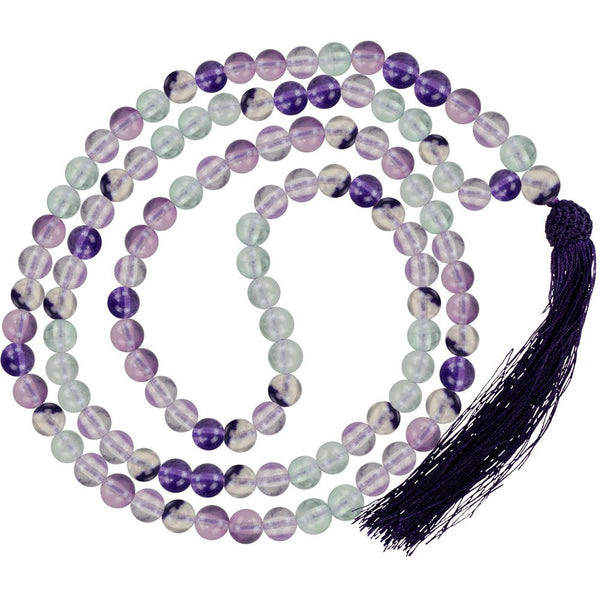 Fluorite Mala Meditation Beads | My Little Magic Shop