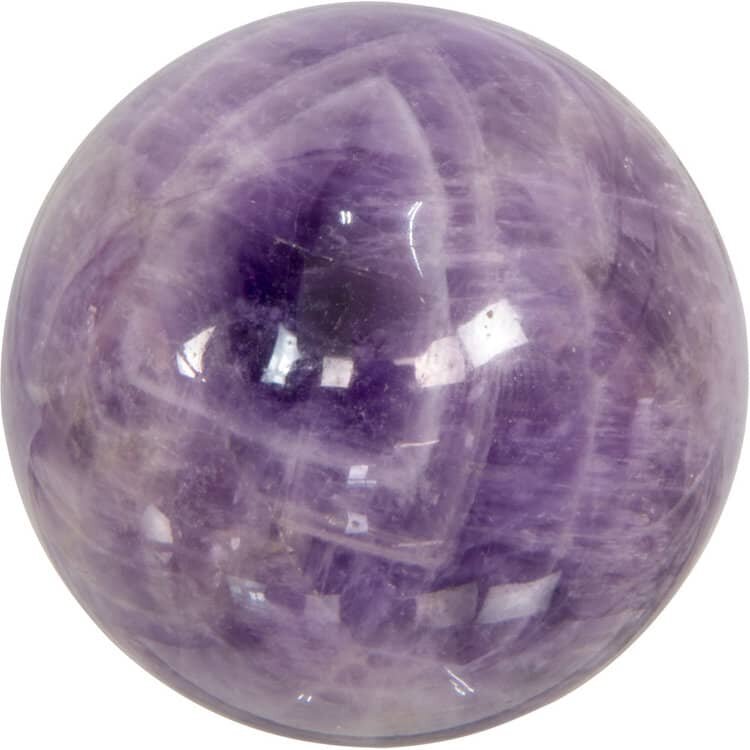 Natural Amethyst Quartz Crystal Purple Sphere Ball Healing Stone | My Little Magic Shop