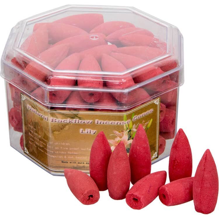 Lily Backflow Incense Cones | My Little Magic Shop