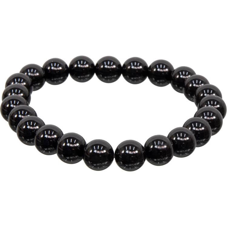 Black Onyx 8mm Bead Gemstone Bracelet
