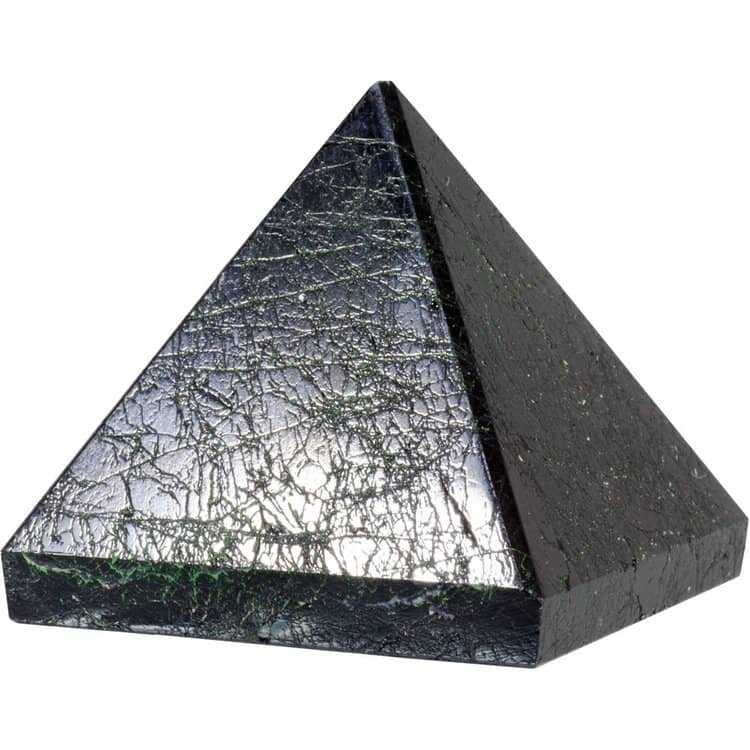 Black Tourmaline Crystal Healing Gemstone Pyramid