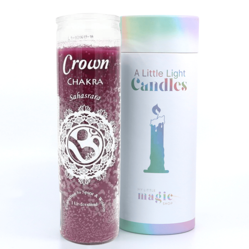 Crown Chakra 7 Day Candle | My Little Magic Shop