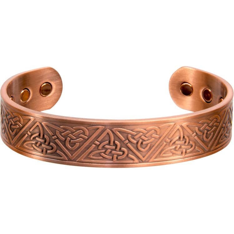 Copper Magnetic Celtic Knots Arthritis Pain Relief Healing Bangle Therapy Bracelet | My Little Magic Shop