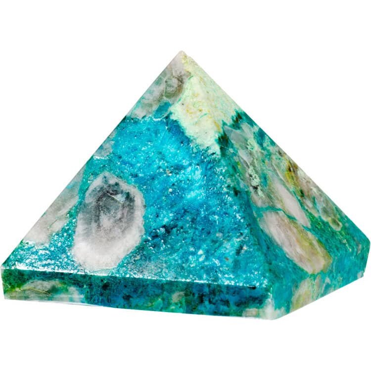 Chrysocolla Pyramid