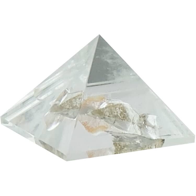 Natural Healing Crystal Clear Quartz Gemstone Pyramid | My Little Magic Shop