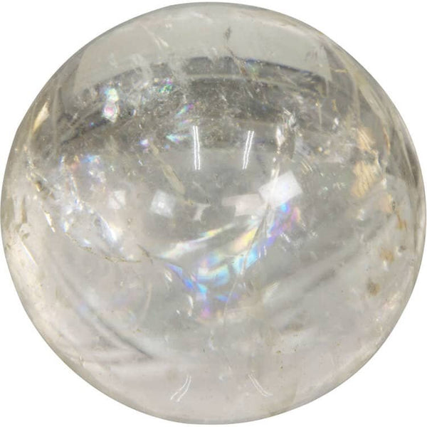 Clear Quartz Natural Rock Gemstone Healing Crystal Sphere | My Little Magic Shop