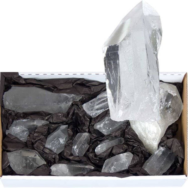 Clear Healing Rock Crystal Quartz Natural Point | My Little Magic Shop