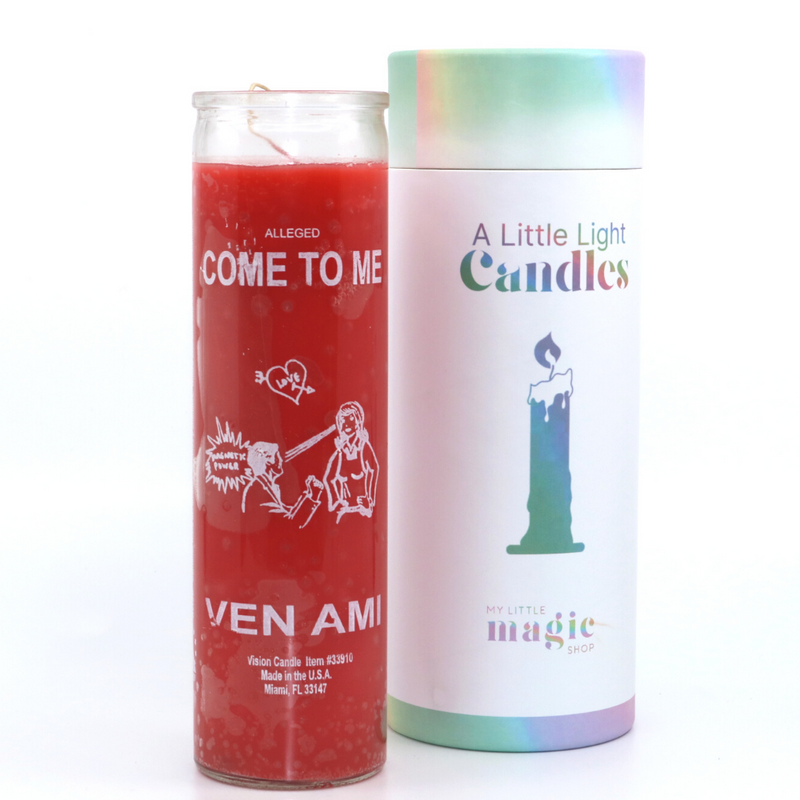 Come To Me 7-Day Candle - Red Jar Candle for Ritual & Love Spells | My Little Magic Shop