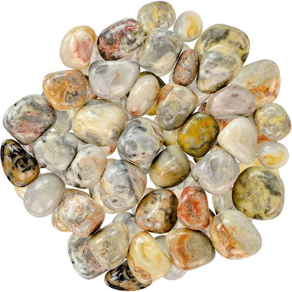 Enhance your joy, balance, and emotional healing with Crazy Lace Agate Tumbled Stone. Ideal for boosting creativity, improving mood, and fostering positive energy.