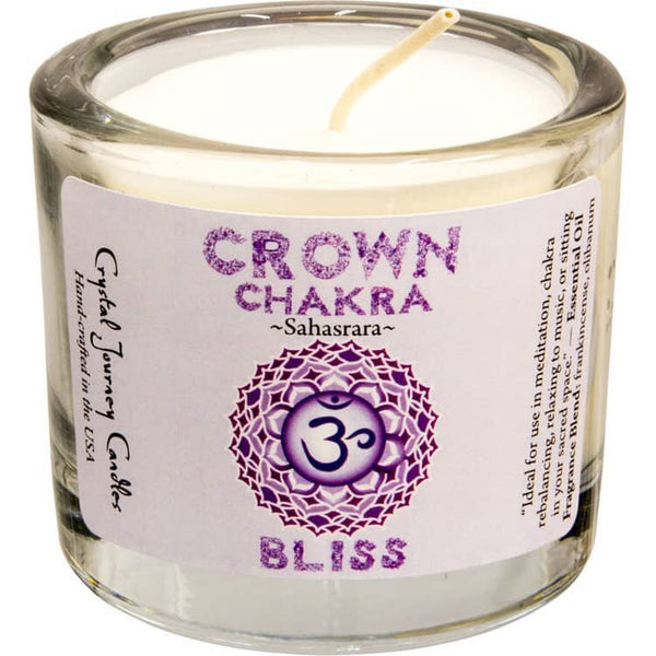 Crown Chakra Votive Candle | My Little Magic Shop