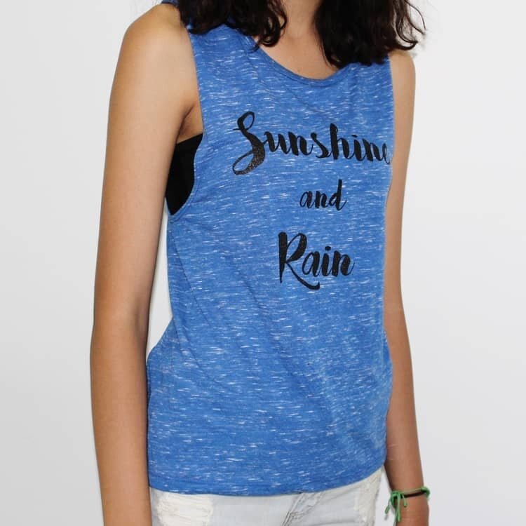 Duality Tank - Sunshine and Rain (Blue)