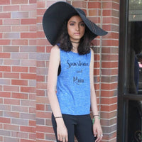 Duality Tank - Sunshine and Rain (Blue)