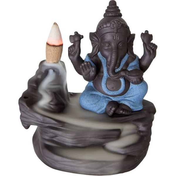 Ganesha Ceramic Backflow Incense Burner | My Little Magic Shop