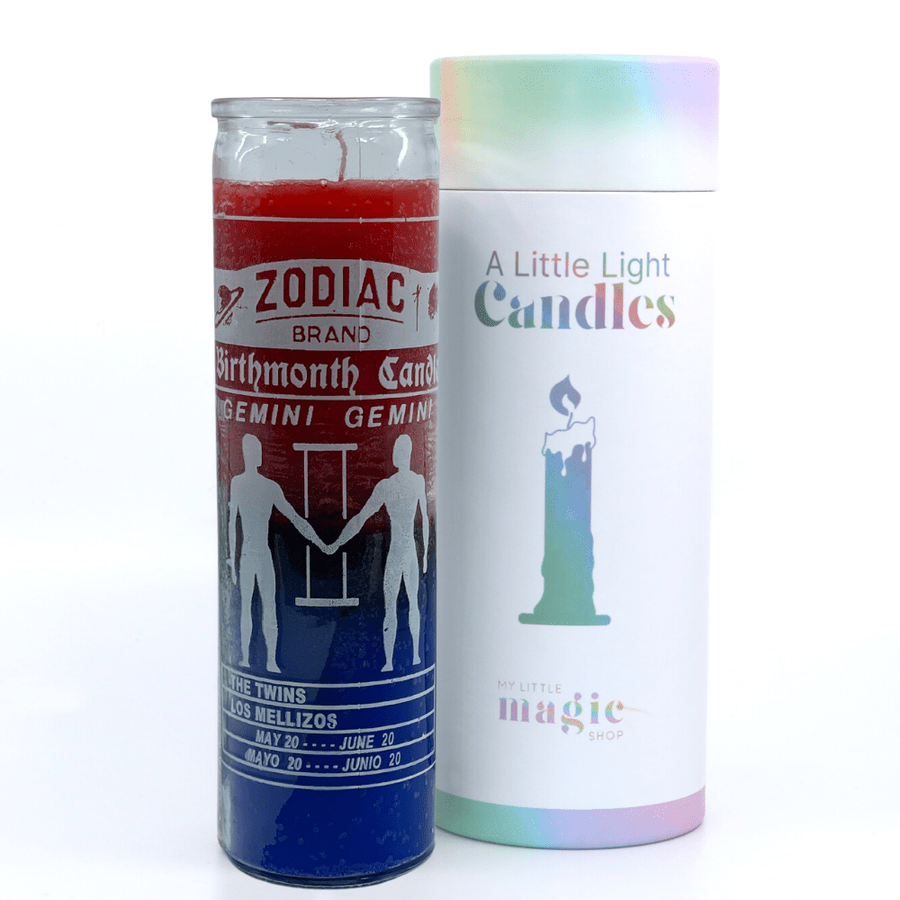 Gemini Zodiac 7 Day Candle | My Little Magic Shop