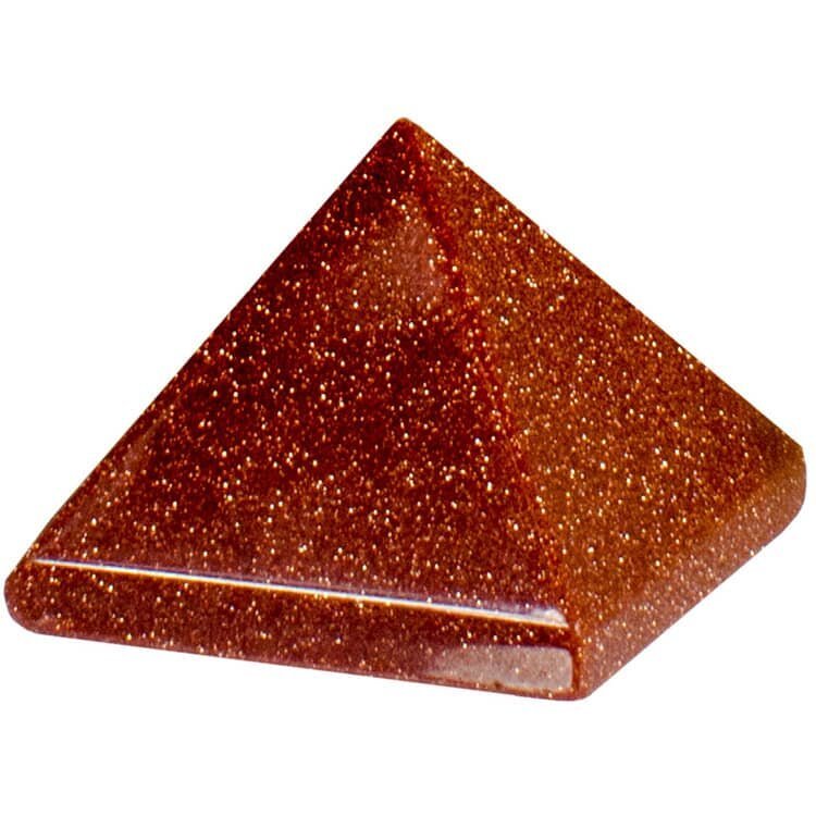 Goldstone Gemstone Pyramid | My Little Magic Shop