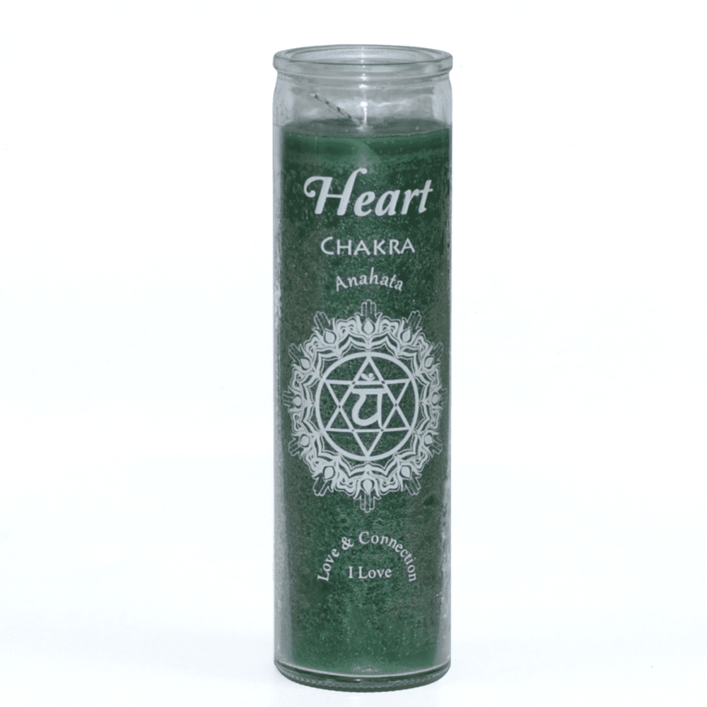 Heart Chakra 7 Day Candle | My Little Magic Shop