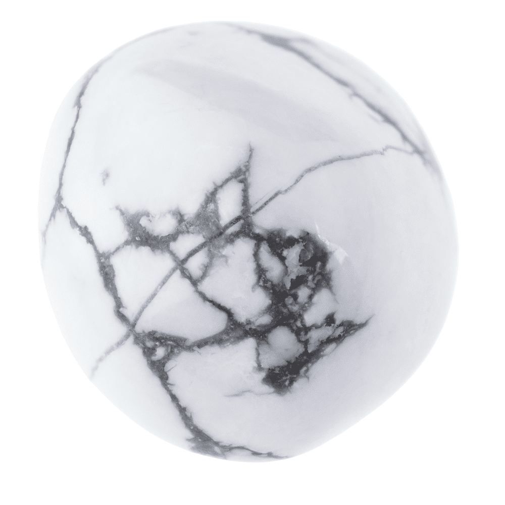 Enhance your calm, clarity, and emotional healing with Howlite Tumbled Stone. Ideal for stress relief, reducing anxiety, and promoting mindfulness.

