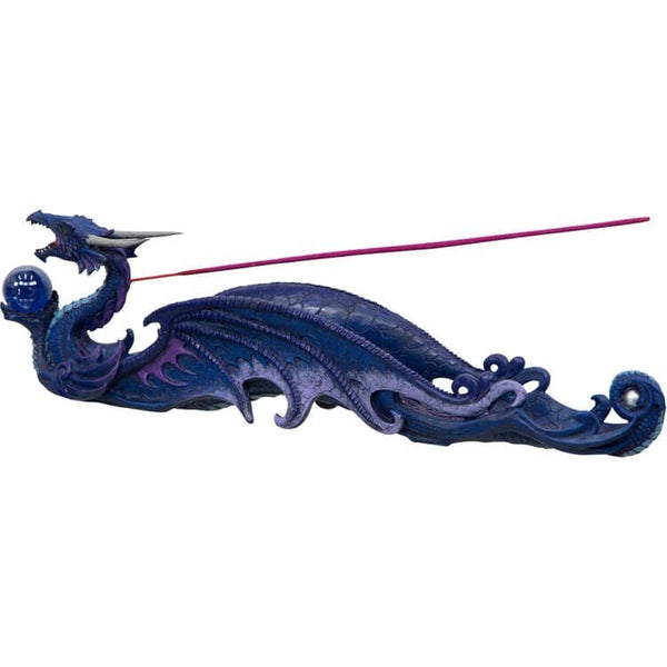 Incense Holder Purple Dragon w/Sphere | My Little Magic Shop