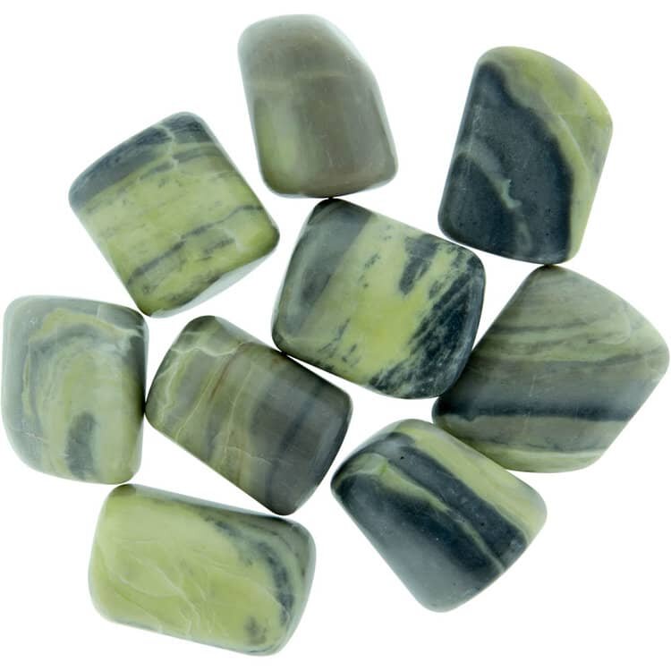 Unlock healing, transformation, and spiritual growth with Infinite Serpentine Tumbled Stone. Ideal for heart chakra activation and fostering emotional balance.