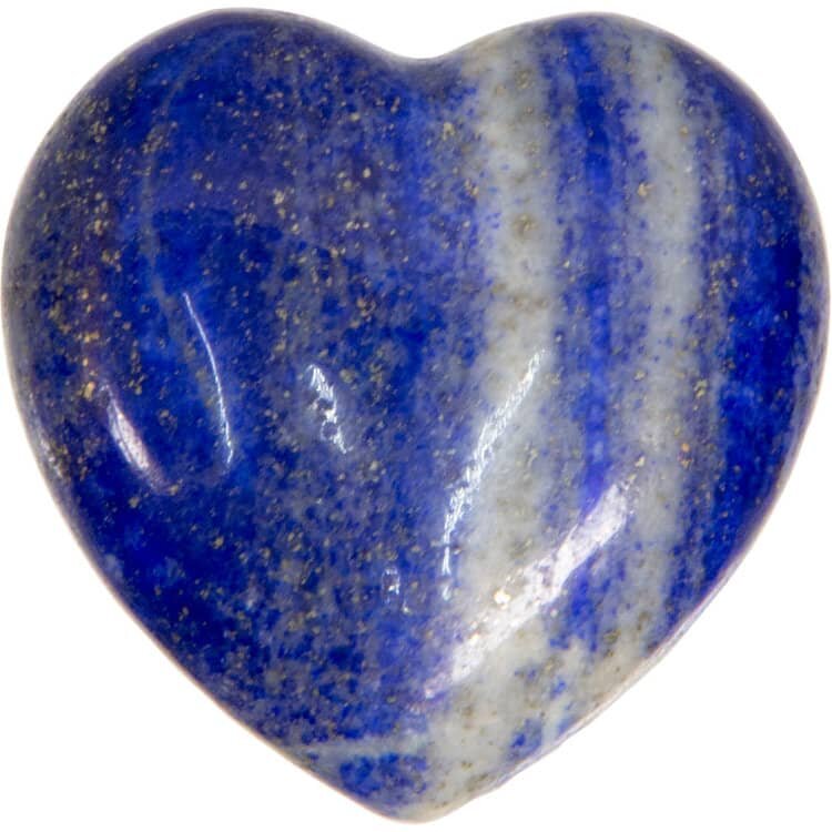 Lapis Lazuli Puffed Heart
