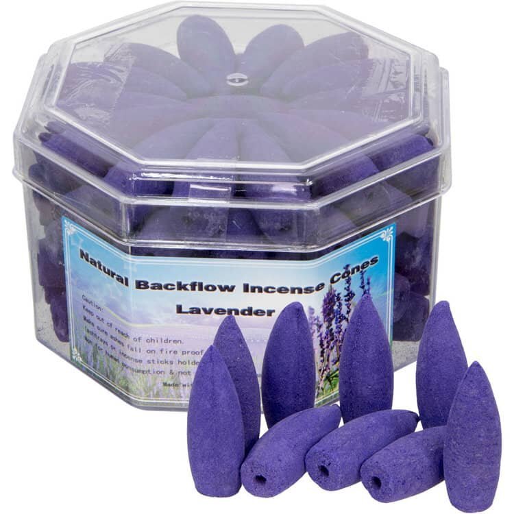 Lavender Backflow Incense Cones | My Little Magic Shop